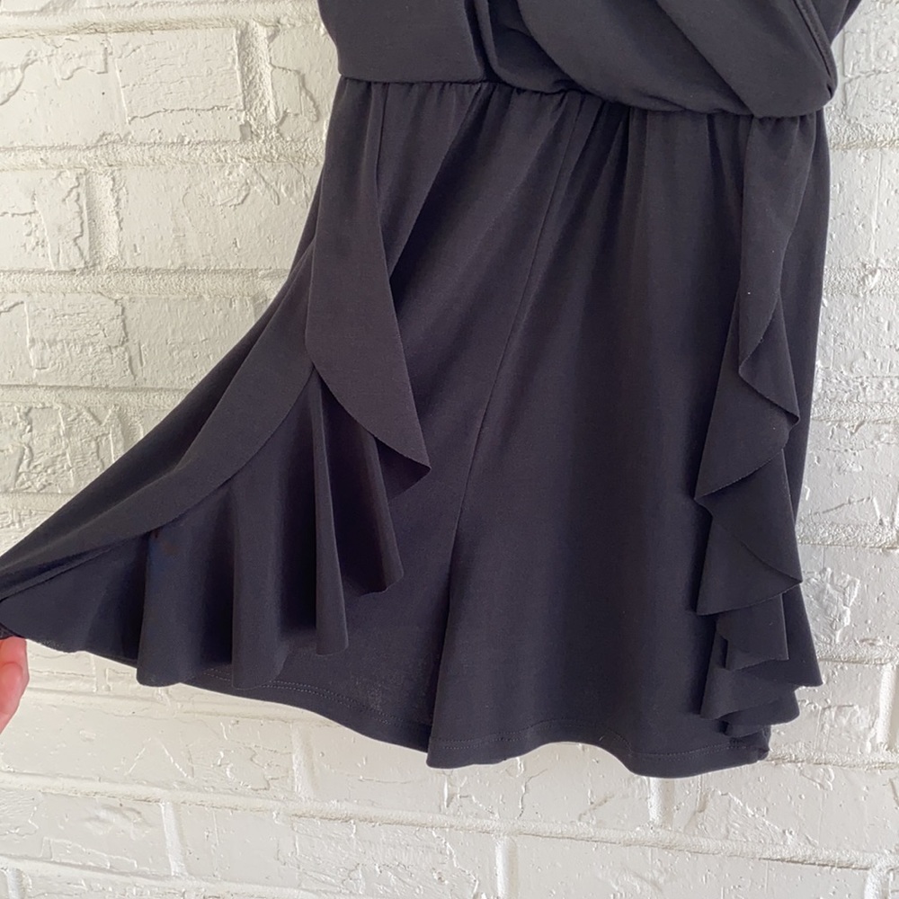 Topshop Rhinestone Strap Ruffle Romper, size US6 - Picture 7 of 8